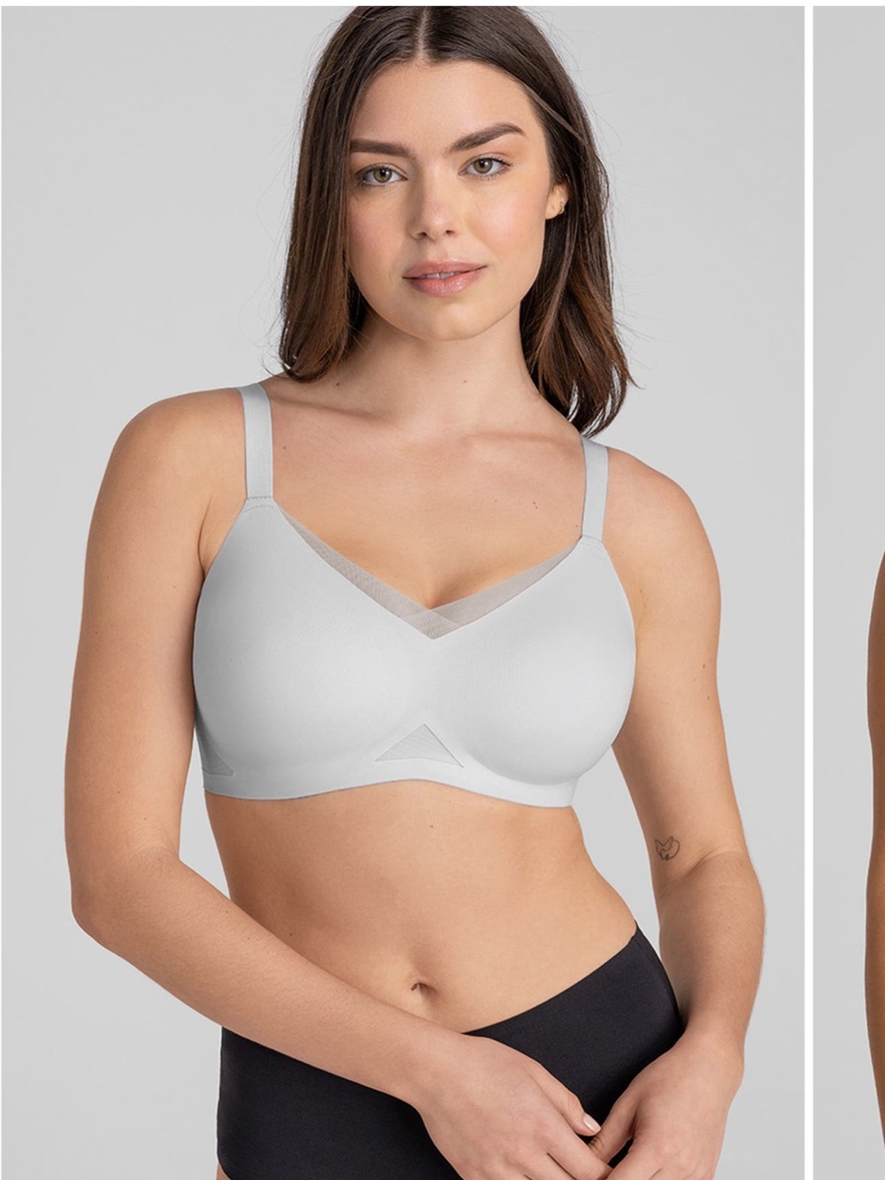 Honeylove Light Gray Wireless Support Bra